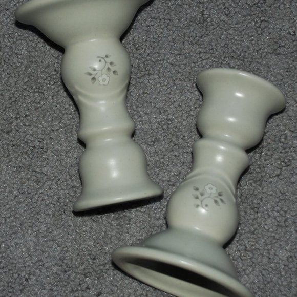 Pfaltzgraff Heirloom 5” Candlestick Holders - Set of Two - Picture 5 of 12